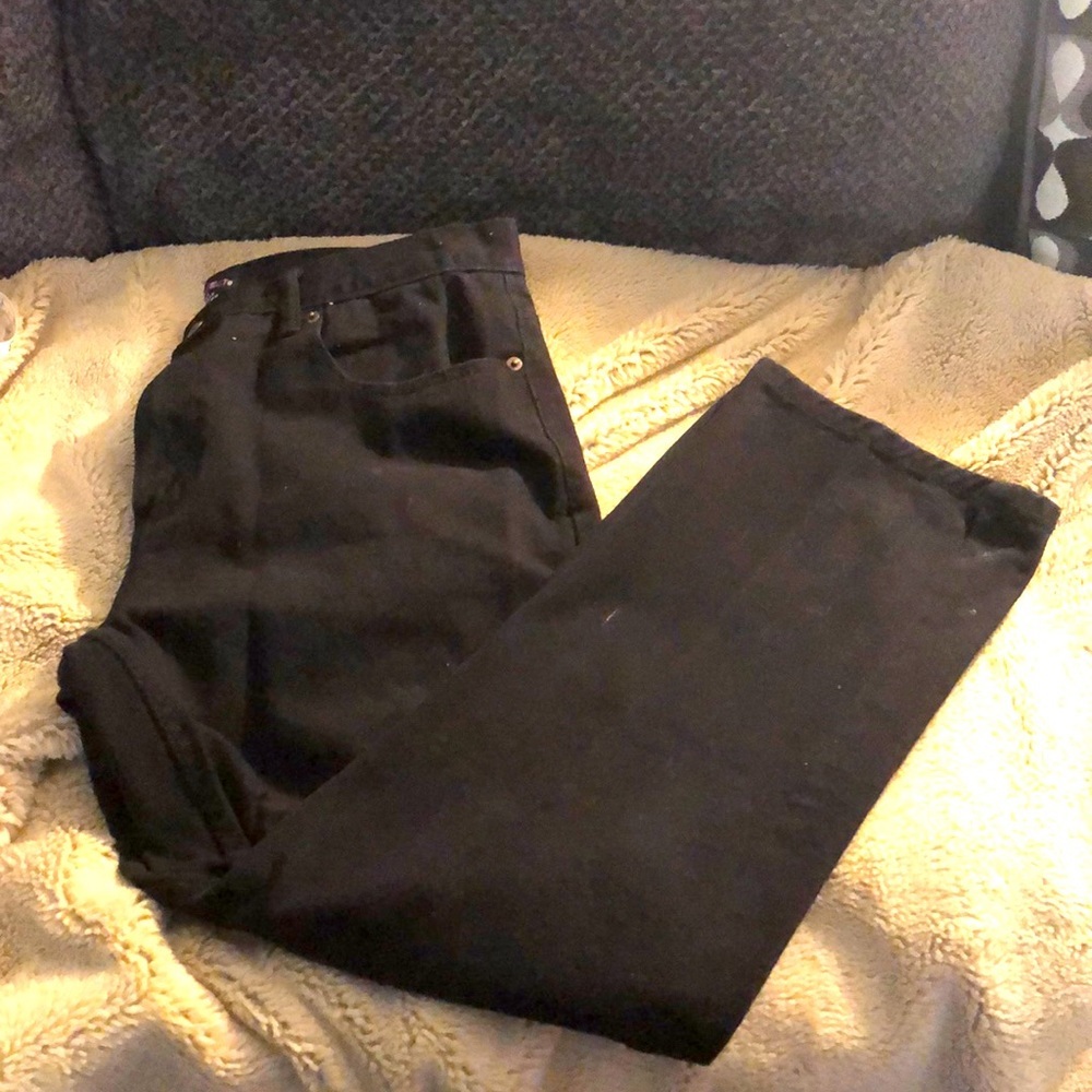 Men’s Architect Regular Fit Black Jeans 36x29